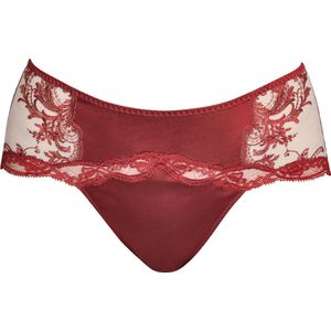 Andres Sarda - COOPER - Stringshort - Rood - Zijde met Geborduurd Kasjmierpatroon