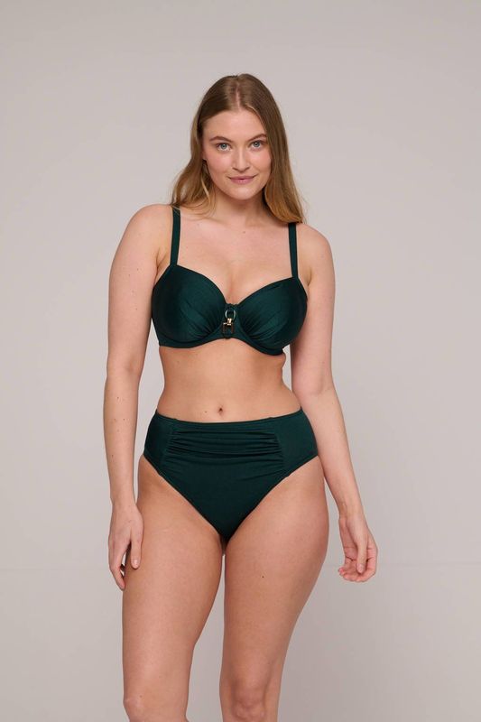 PrimaDonna - Mangalore - Bikinibroekje - Donkergroen - High Waist