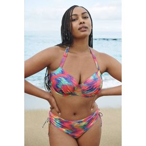 PrimaDonna - Cairo - Bikinitop - Fuchsia/Multi - Voorgevormde Beugel