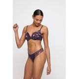 Marie Jo - Loish - Voorgevormde Beugelbh - Donkerpaars/Groen/Roze