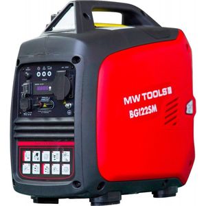 Geluidsarme benzine inverter generator 2,0 kW 230 V MW Tools BGI22SM