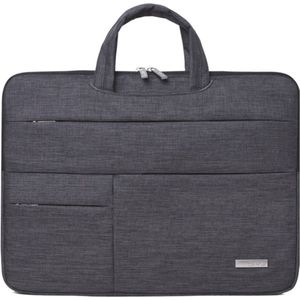 Canvas Artisan Laptoptas 14 inch - Laptophoes - Donkergrijs