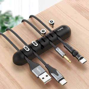 TOPK Kabelhouder Zelfklevend - Kabelclip - Bureau Organizer - Zwart