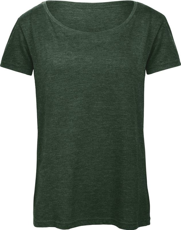 B&C - Triblend T-shirt - Gevlekt - 50% Polyester 25% Katoen 25% Viscose