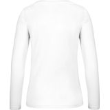 B&C E150 - Dames-T-shirt - Lange Mouwen - Oeko-Tex 100 Gecertificeerd - 100% Katoen
