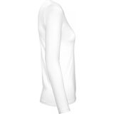 B&C E150 - Dames-T-shirt - Lange Mouwen - Oeko-Tex 100 Gecertificeerd - 100% Katoen