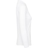 B&C ID.001 - Damespolo - Lange Mouwen - 100% Katoen