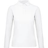 B&C ID.001 - Damespolo - Lange Mouwen - 100% Katoen