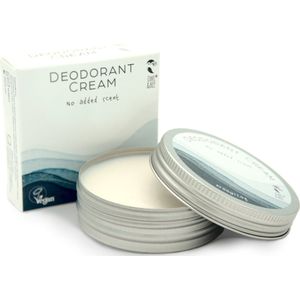 Owl & Bee® Deodorant crème in een potje (blikje) - Geen toegevoegde geur - Vrij van alcohol en aluminium - 100% vegan gecertificeerd