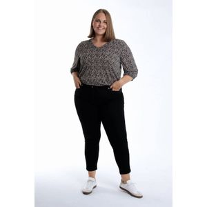 Paprika - Skinny Jeans - Zwart - Regular Waist - Lange Lengte