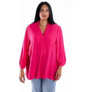 Paprika - Blousetop - Fuchsia - V-hals - 100% Viscose