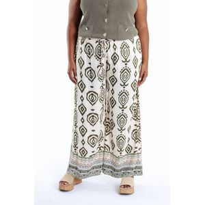 Paprika - Wide Leg Regular Waist - Palazzo Broek - Ecru