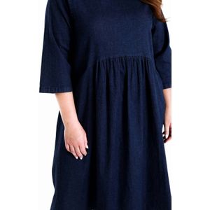 Paprika - Midi Jurk - Donkerblauw - Denim