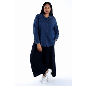 Paprika - Denim Blouse - Donkerblauw - 100% Katoen