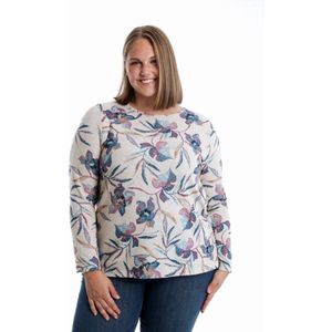 Paprika - Top - Multi - Lange Mouwen - Ronde Hals - Polyester