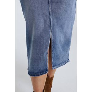 Paprika - Kokerrok - Medium Blue Denim - Denim - Middellange Lengte