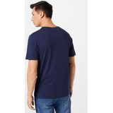 T-shirt Heren L Lee Ronde hals Korte mouw Navy 100 Katoen