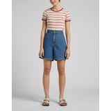 Lee - Stripe Tee shirt - Curry - Gemengde Kleuren - Korte Mouw