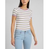 Lee - Stripe Tee - T-shirt - Gemengde Kleuren - Katoen