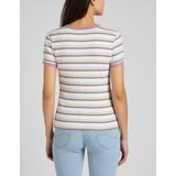 Lee - Stripe Tee - T-shirt - Gemengde Kleuren - Katoen