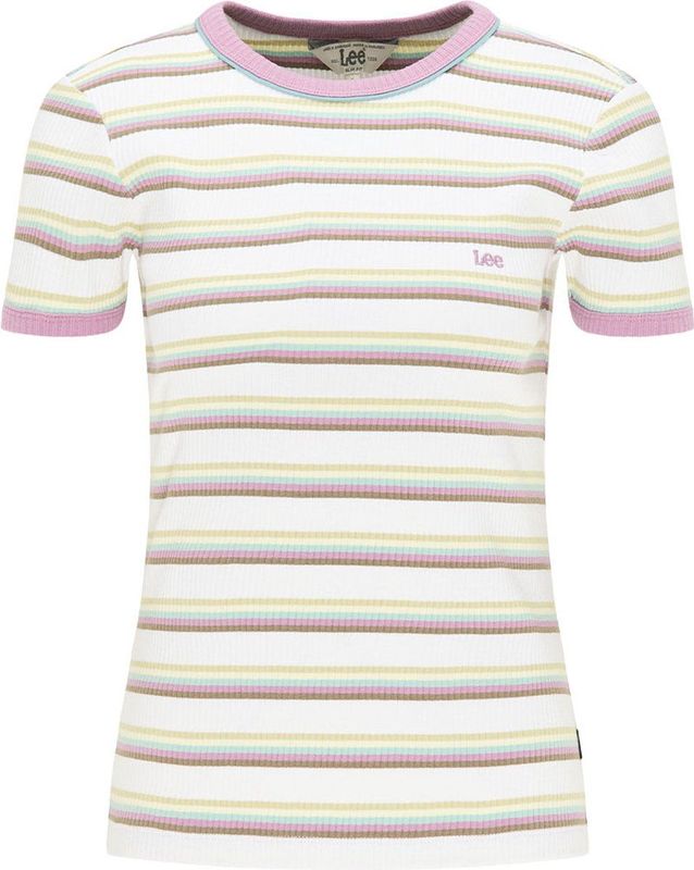 Lee - Stripe Tee - T-shirt - Gemengde Kleuren - Katoen