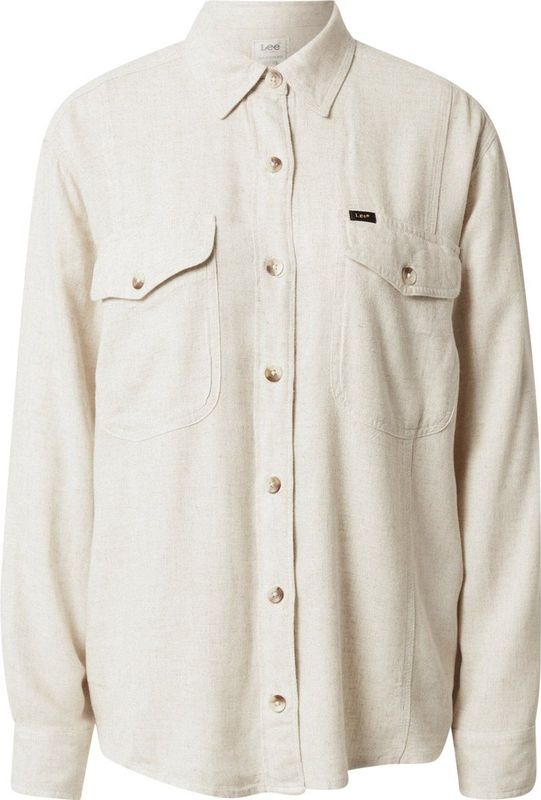 LEE - Two Pocket Blouse - Ecru - Viscose - Korte Lengte