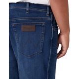 Wrangler Heren Jeans Broeken TEXAS SLIM slim Fit Blauw Volwassenen
