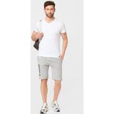 Lee Twin T-shirt Met Korte Mouwen En V-hals 2 Eenheden Zwart L Man