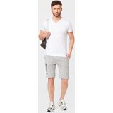 Lee - Twin T-shirt - Zwart en Wit - Korte Mouwen - V-hals - 2 Eenheden