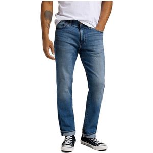 Lee Extreme Motion Straight Jeans Blauw Man