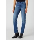 WRANGLER Straight Jeans - Blauw - Katoen