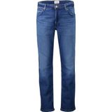 Wrangler - Greensboro - Jeans - Blauw - 71% BCI-Katoen, 20% Katoen na Consumptie, 7% Gerecycled Polyester, 2% Elastaan