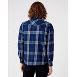 Wrangler - Western Shirt - Donkerblauw - Regular Fit