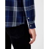 Wrangler - Western Shirt - Donkerblauw - Regular Fit
