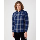 Wrangler - Western Shirt - Donkerblauw - Regular Fit