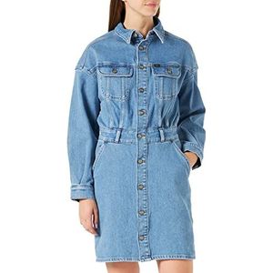 WHITELISTED Damesjurk met button down jurk, dagelijks gebruik, large