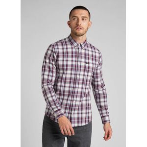 Lee - Button Down - Overhemd - Beet - Velvet