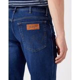 Wrangler Texas Dancing Water Authentic Straight Jeans-Heren