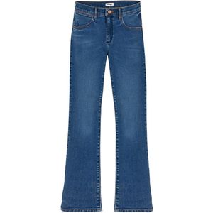 Wrangler Bootcut Spijkerbroek Blauw Vrouw