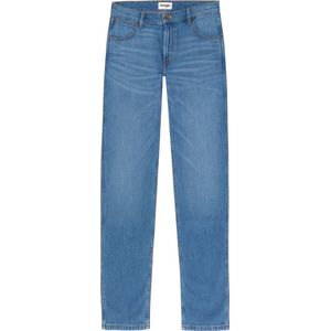Wrangler - Greensboro Vito - Jeans - Blauw - 99% Katoen, 1% Elastaan