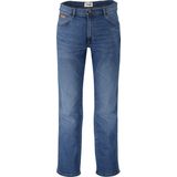 Wrangler - Texas Slim - Spijkerbroek - Blauw - Medium Stretch Denim