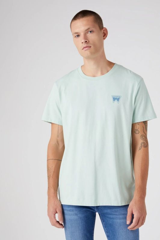Wrangler - Graphic Tee - Surf Spray - Katoen
