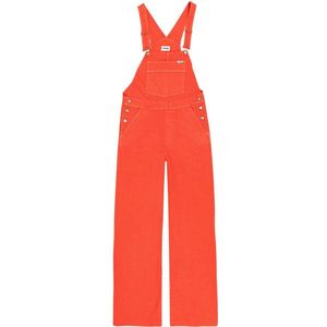 Wrangler - Flare Overall - Oranje - Denim - EarthWash - 17% Hennep