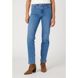 Jeans - Rinsed/Dark Washed - Denim - Lang/Maxi - Regular Pasvorm - Mid Waist