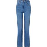 Jeans - Rinsed/Dark Washed - Denim - Lang/Maxi - Regular Pasvorm - Mid Waist