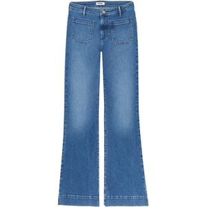 Wrangler 736y Flare Spijkerbroek Blauw Vrouw