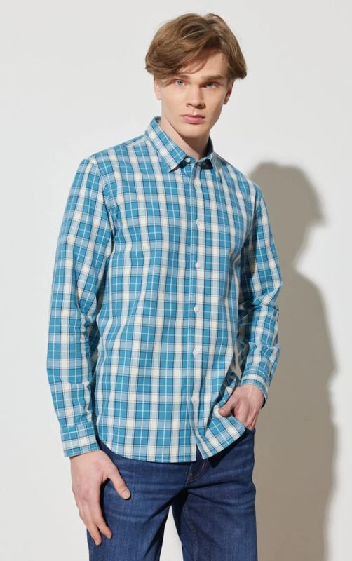 Wrangler - Shirt - DEEP WATER - T-shirt