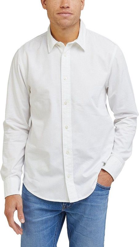 Lee - Patch Overhemd - Wit - Lange Mouwen