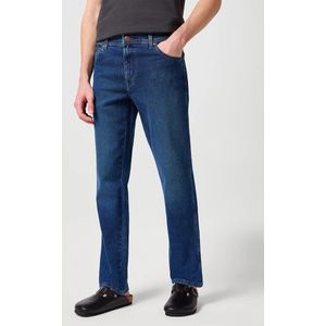 Wrangler - Texas - Jeans - Blauw - Katoen - Medium Stretch