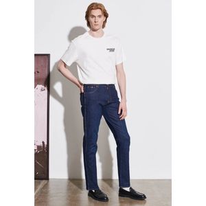 Wrangler - TEXAS SLIM LUCKY STAR - Jeans - Blauw - Katoen